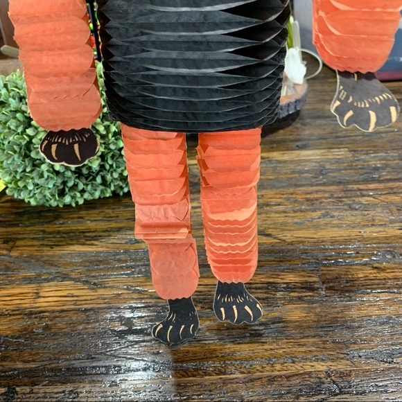 1940’s Beistle Halloween Dancing Cat Honeycomb Decor Party Decoration Original - Picture 6 of 13